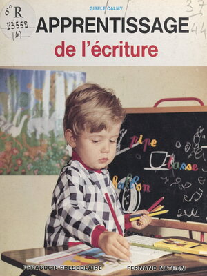 cover image of L'apprentissage de l'écriture